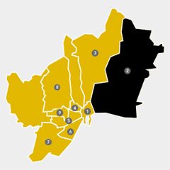 Distritos de Málaga