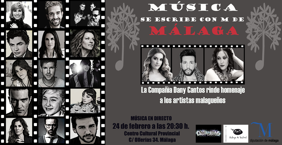 Espectáculo 'Música se escribe con M de Málaga', de la compañía Dany Cantos