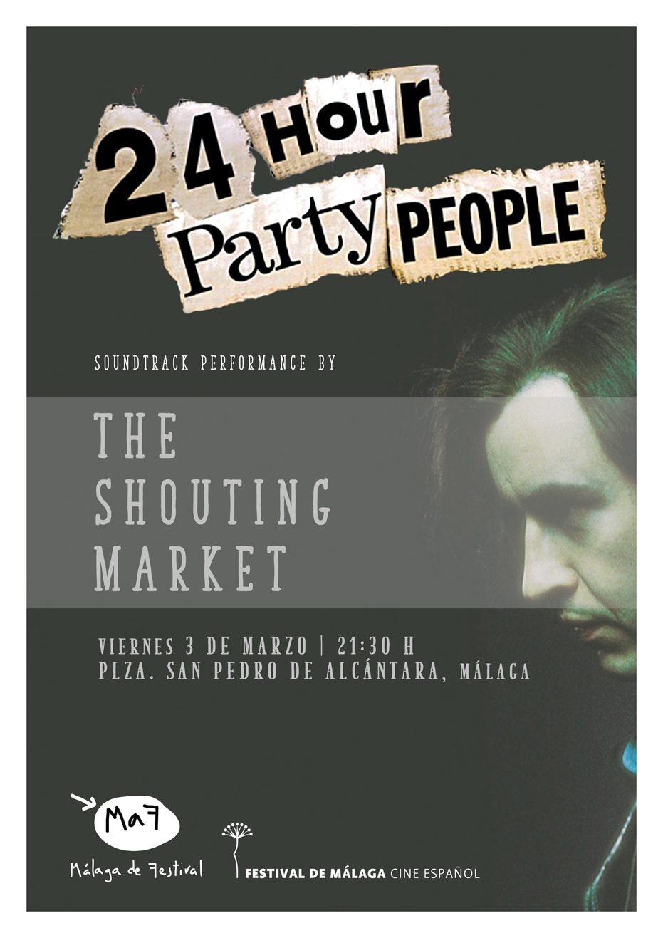 Concierto homenaje a '24 Hour Party People', de Michael Winterbottom, a cargo de The Shouting Market