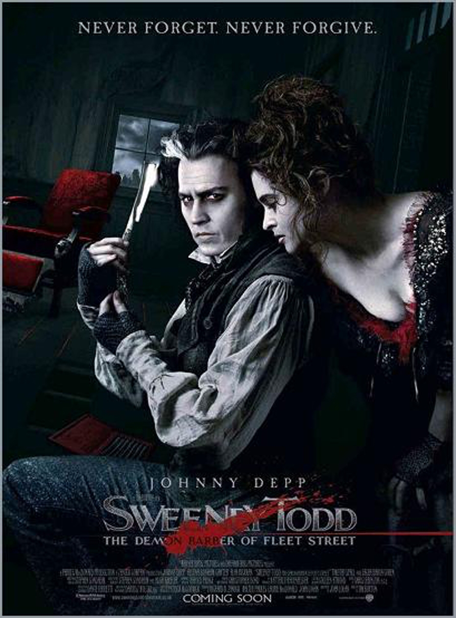 Ciclo de Cine Musical: proyección de Sweeney Tood, de Tim Burton. Proyección en VOSE