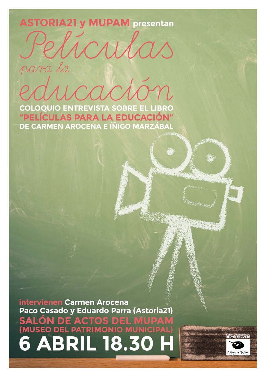 Coloquio sobre 'Películas para la educación', de Carmen Arocena e Íñigo Marzábal