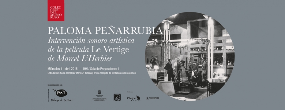 Intervención sonoroartística de 'Le Vertige', de Marcel L'Herbier, a cargo de Paloma Peñarrubia