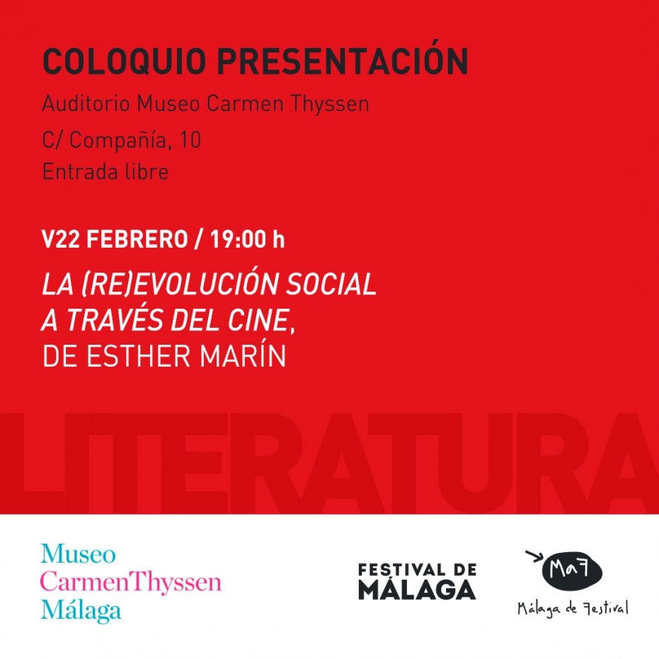 Coloquio presentación: La (re)evolución social a través del cine, de Esther Marín