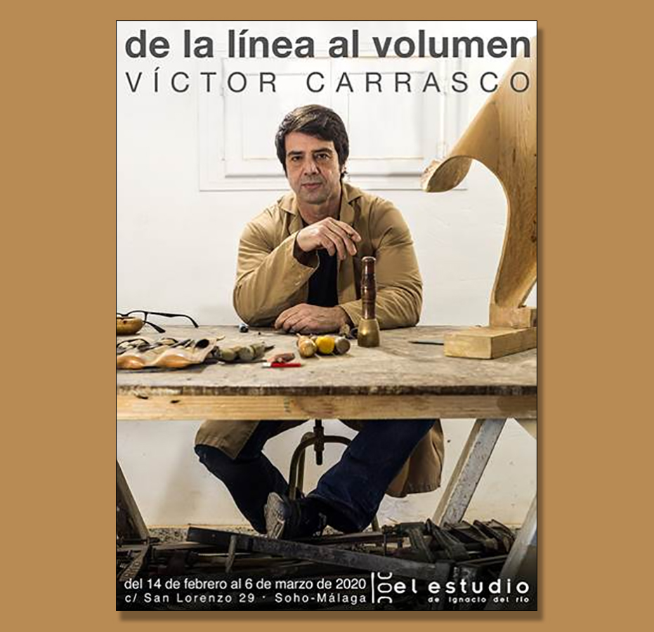 Inauguración de la exposición De la línea al volumen, de Víctor Carrasco 
