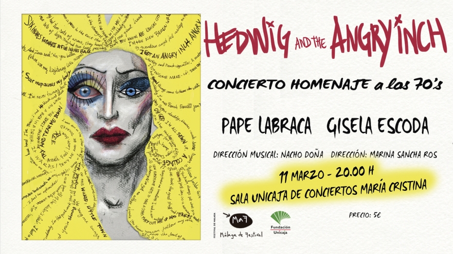Concierto musical: 'Hedwig and the Angry Inch & Los 70's'
