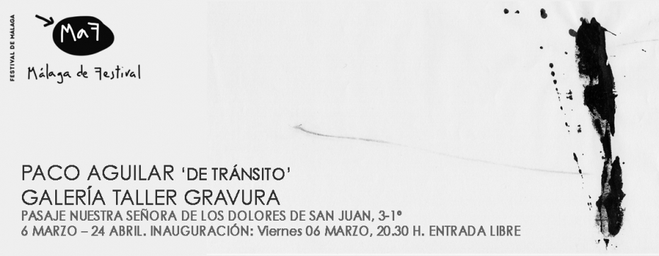 Inauguración de la exposición De tránsito, de Paco Aguilar