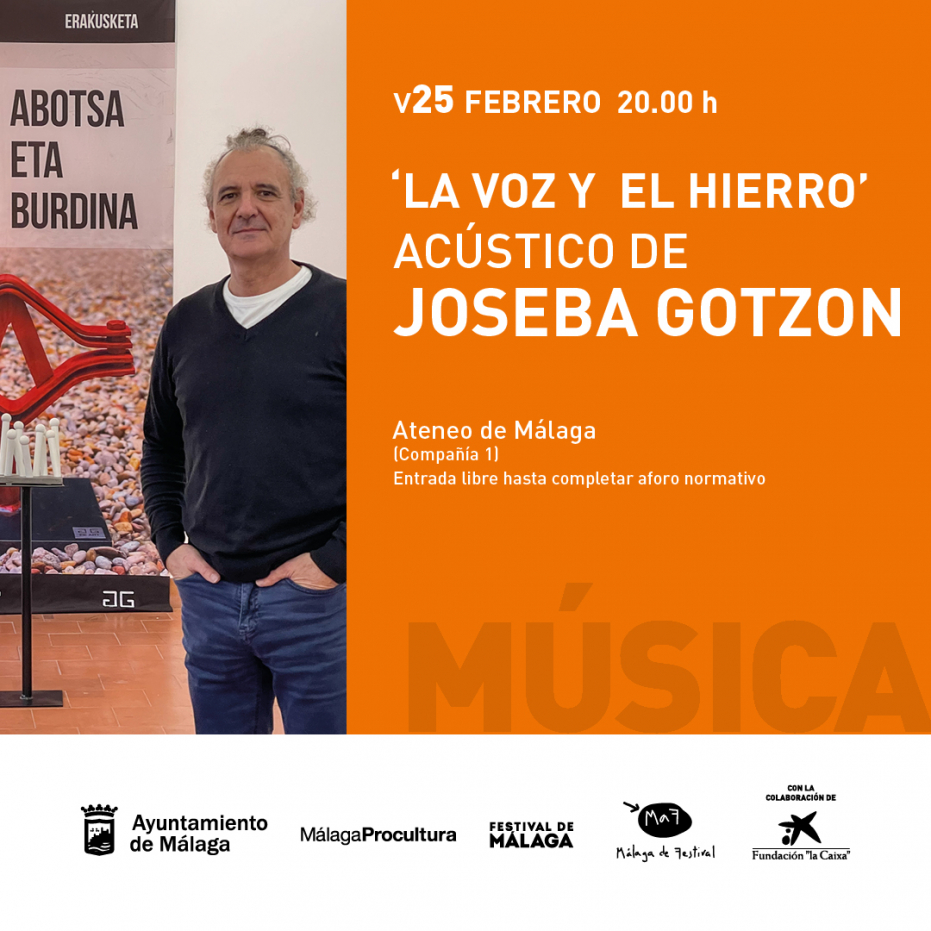 'La Voz y el Hierro', acústico de Joseba Gotzon
