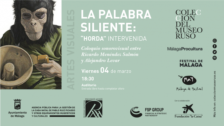 La Palabra Silente: ‘Horda’ Intervenida. Coloquio sonorovisual entre Ricardo Menéndez Salmón y Alejandro Levar 