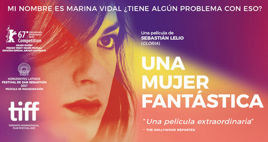 XIII Semana de Cine de Derechos Humanos de Amnistía Internacional. Tema: LGTBiQ+.  Proyección de ‘Una mujer fantástica', de Sebastián Leilo. Coloquio posterior
