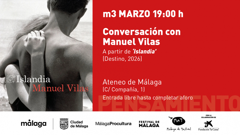 Conversación con Manuel Vilas a partir de 'Islandia' (Destino, 2026)