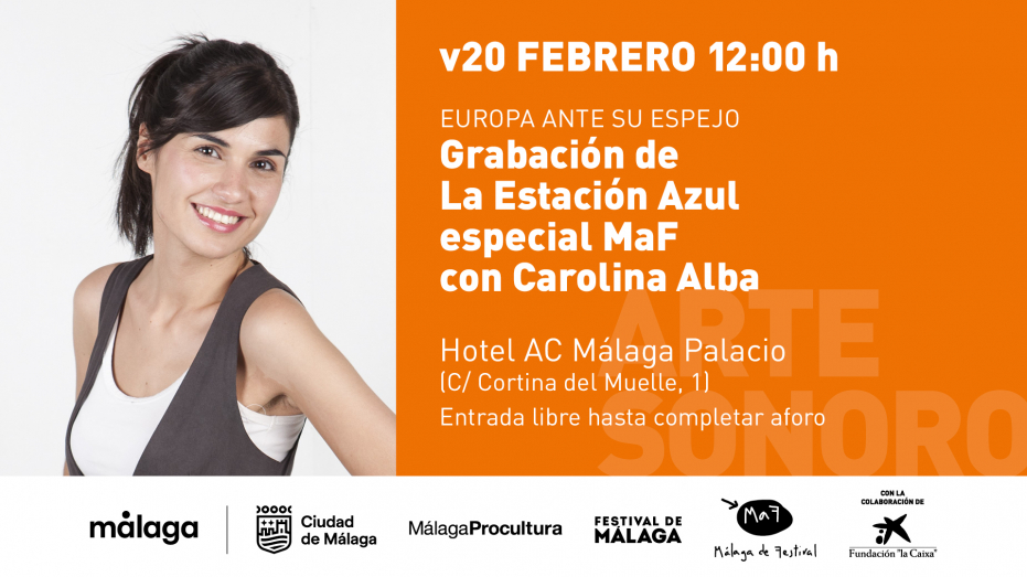 Grabación de La Estación Azul especial MaF con Carolina Alba.