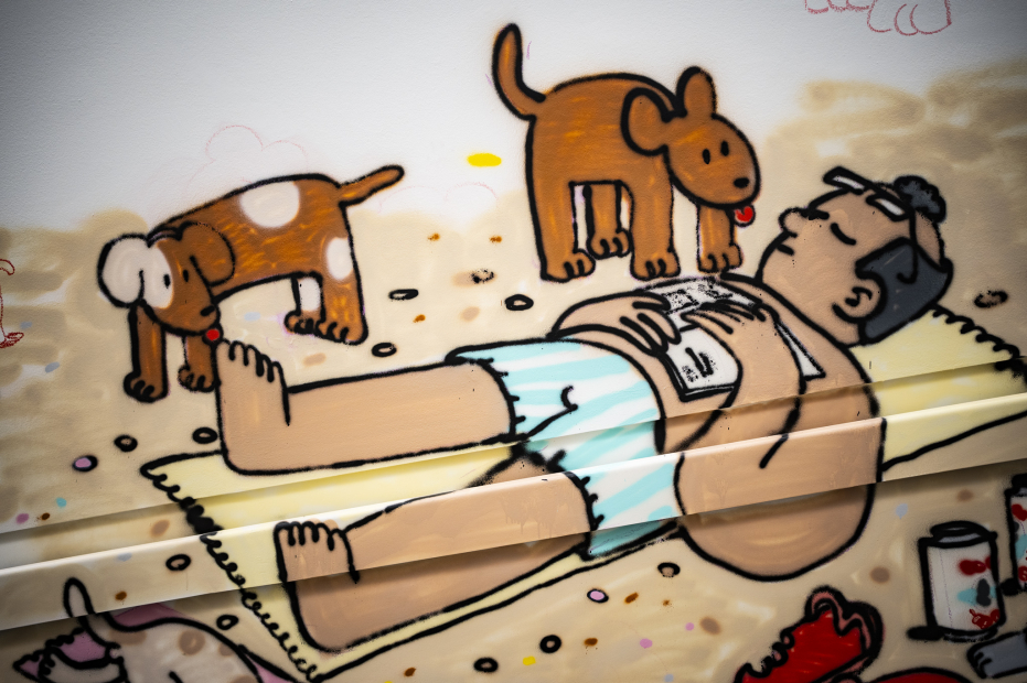 Inauguración de la intervención de Imon Boy