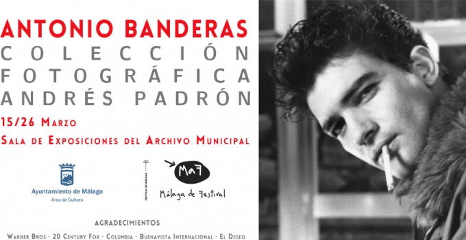 Antonio Banderas protagonista de una muestra fotográfica en la sala del Archivo Municipal