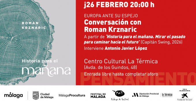 Roman Krznaric presenta en el MaF ‘Historia para el mañana. Mirar al pasado para caminar hacia el futuro’ (Capitán Swing, 2026)