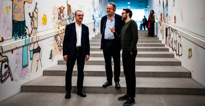 El grafitero Imon Boy interviene el Centre Pompidou Málaga para Málaga de Festival 2026